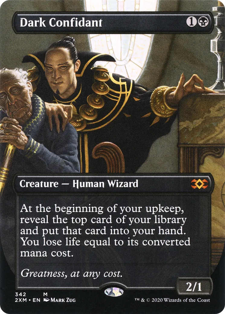 Dark Confidant — Double Masters — Magic: The Gathering