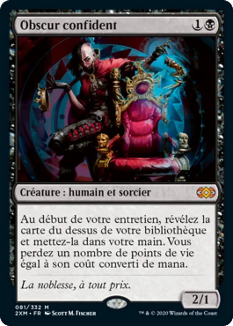 Obscur confident — Double Masters — Magic: The Gathering