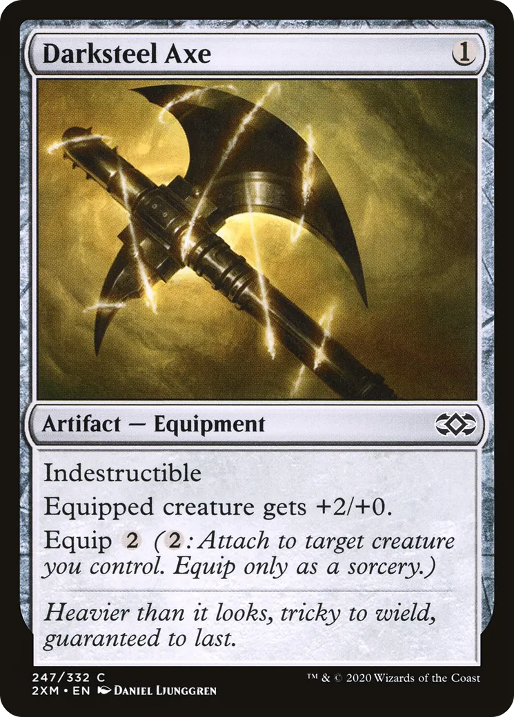 Darksteel Axe — Double Masters — Magic: The Gathering