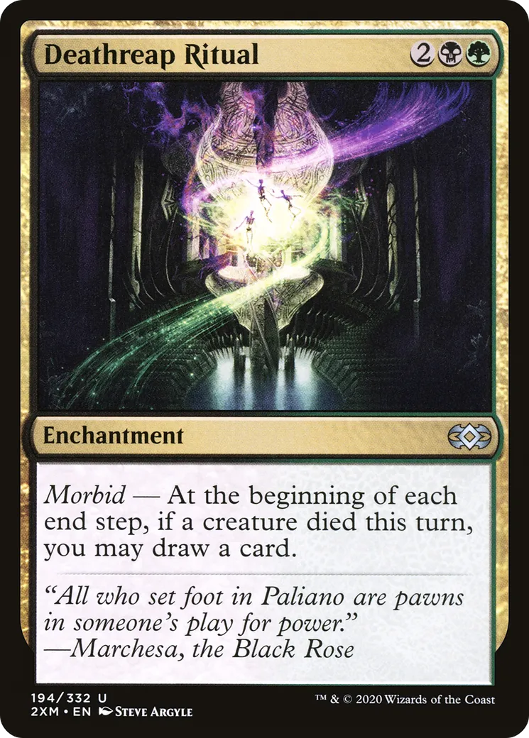 Deathreap Ritual — Double Masters — Magic: The Gathering