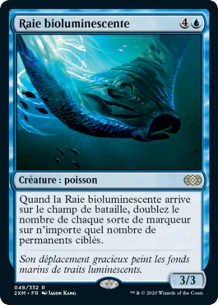 Raie bioluminescente — Double Masters — Magic: The Gathering