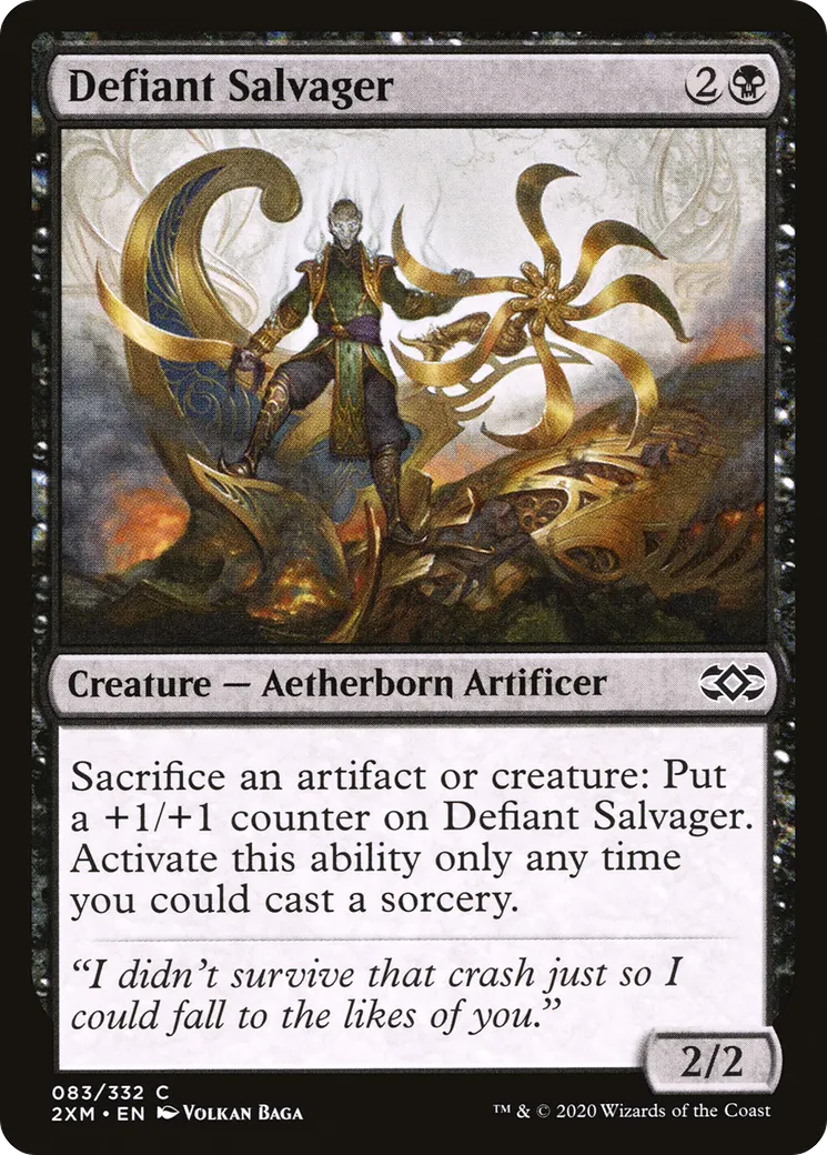 Defiant Salvager — Double Masters — Magic: The Gathering