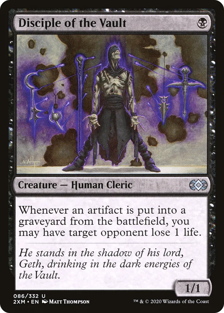 Disciple of the Vault — Double Masters — Magic: The Gathering