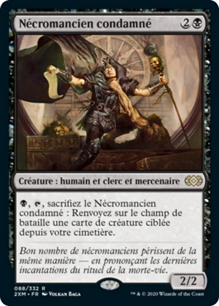 Nécromancien condamné from Double Masters - Magic: The Gathering