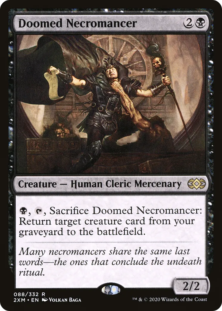 Doomed Necromancer — Double Masters — Magic: The Gathering