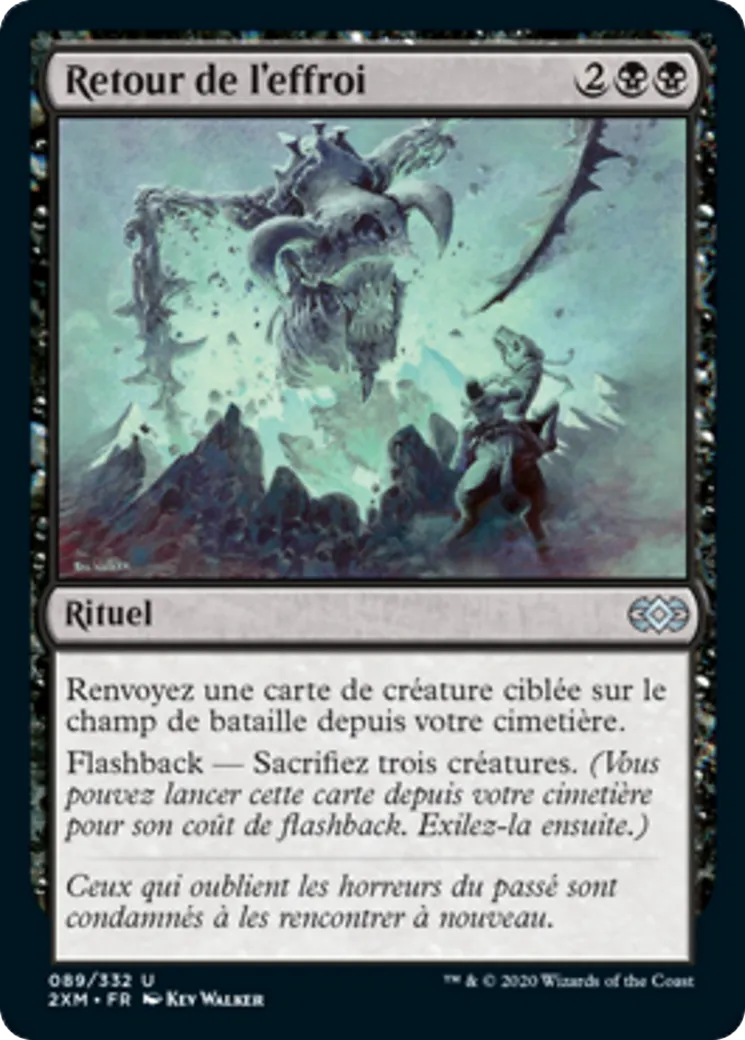 Retour de l'effroi — Double Masters — Magic: The Gathering