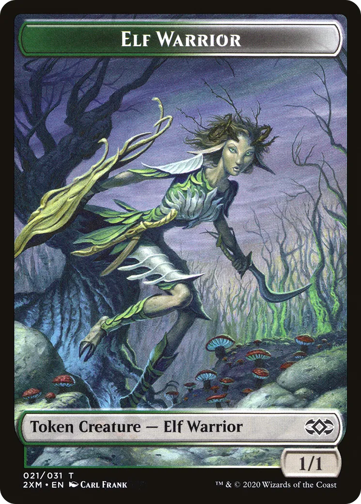 Elf Warrior — Double Masters — Magic: The Gathering