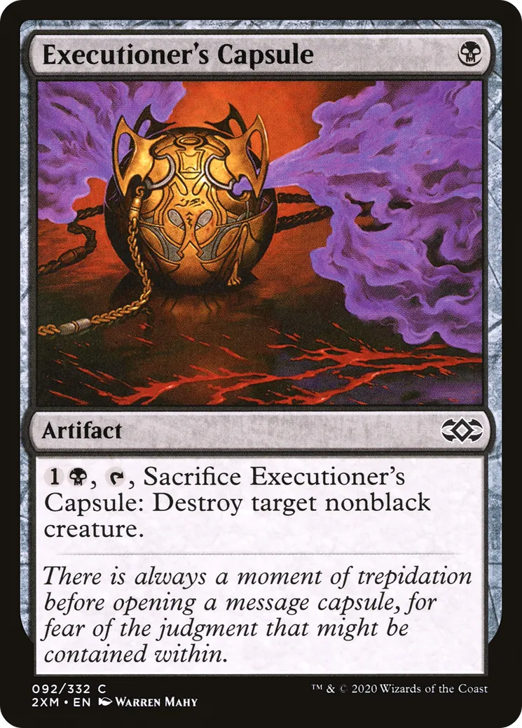 Executioner's Capsule — Double Masters — Magic: The Gathering
