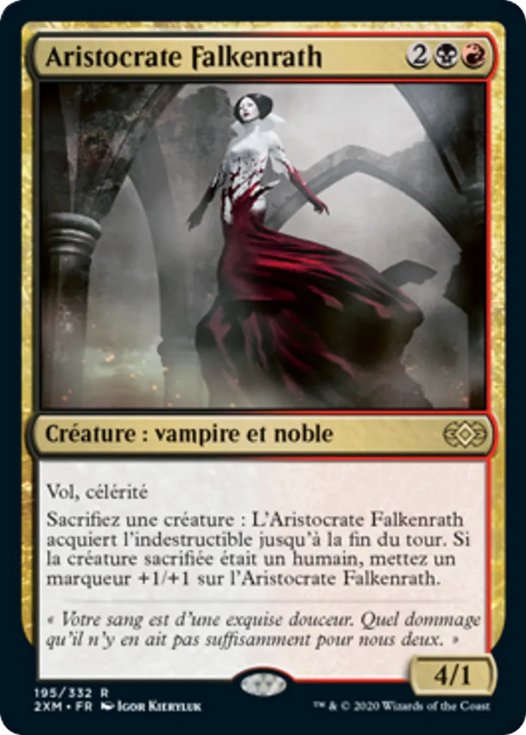Aristocrate Falkenrath — Double Masters — Magic: The Gathering