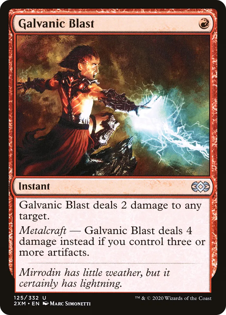 Galvanic Blast — Double Masters — Magic: The Gathering