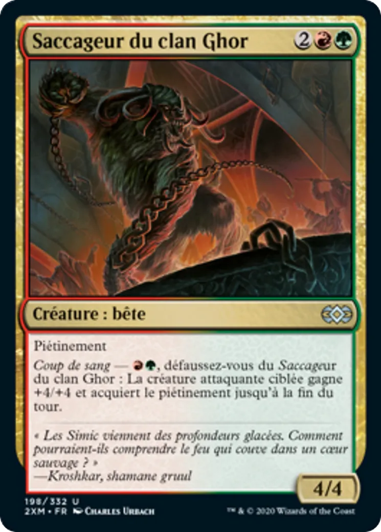 Saccageur du clan Ghor — Double Masters — Magic: The Gathering