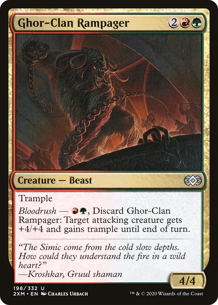 Saccageur du clan Ghor — Double Masters — Magic: The Gathering