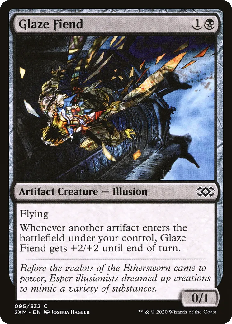Glaze Fiend — Double Masters — Magic: The Gathering