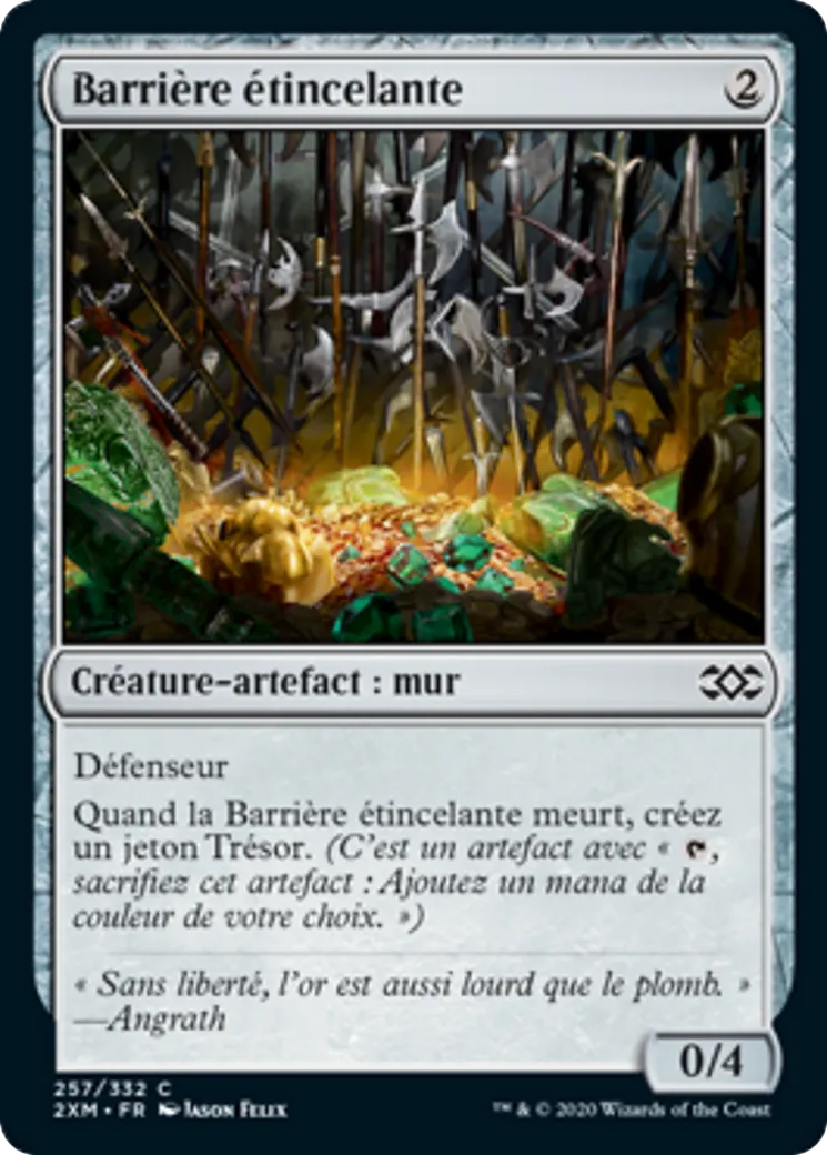 Barrière étincelante — Double Masters — Magic: The Gathering