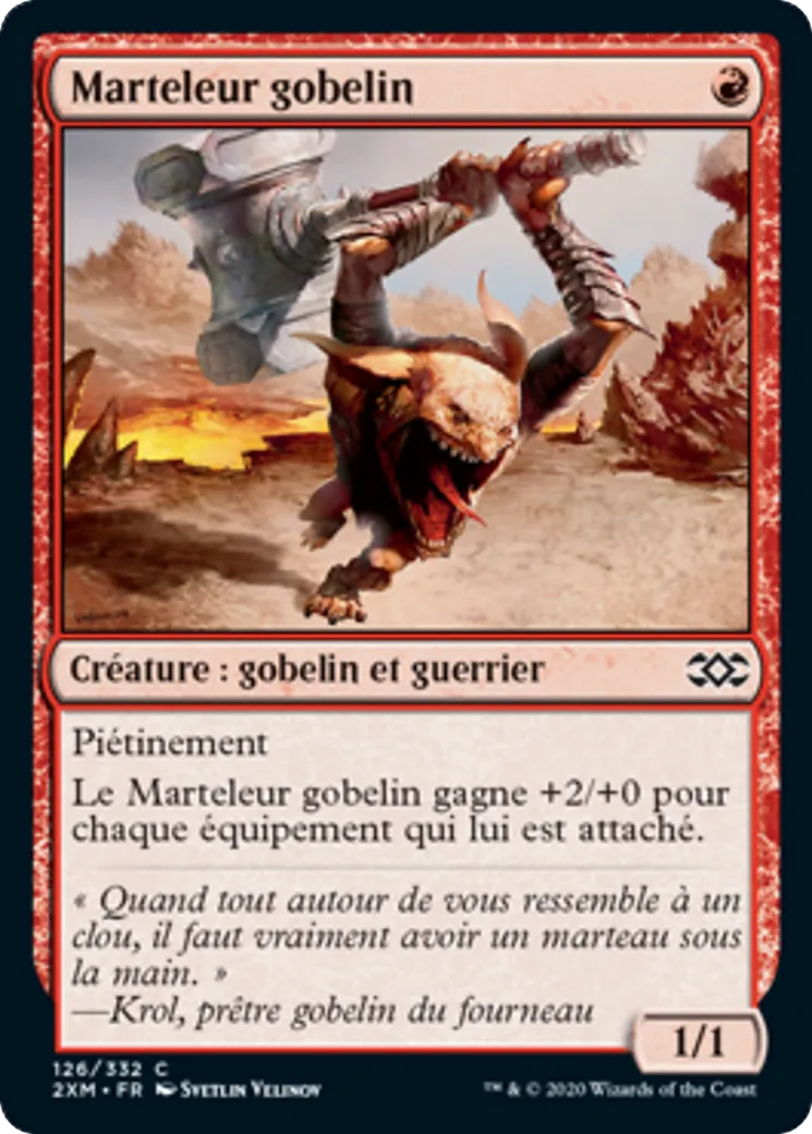 Marteleur gobelin — Double Masters — Magic: The Gathering