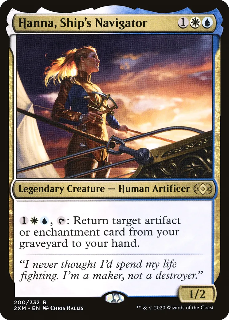 Hanna, Ship's Navigator — Double Masters — Magic: The Gathering