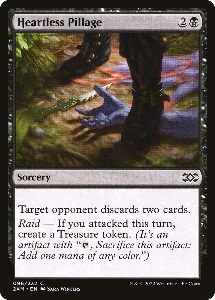 Heartless Pillage — Double Masters — Magic: The Gathering