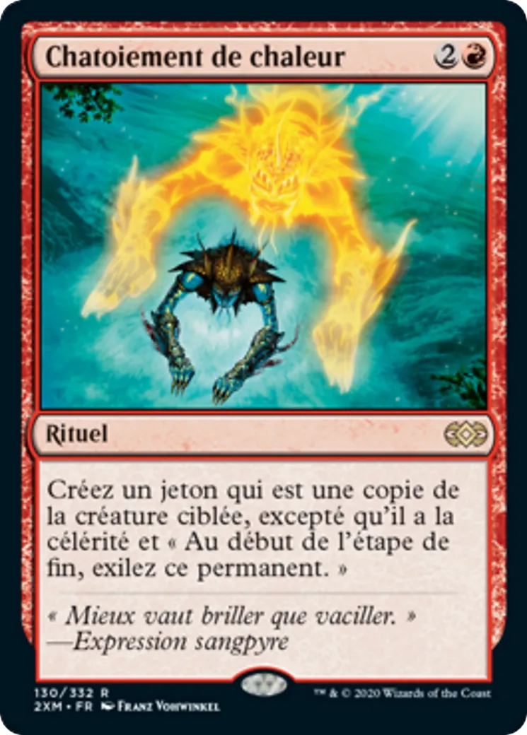 Chatoiement de chaleur — Double Masters — Magic: The Gathering