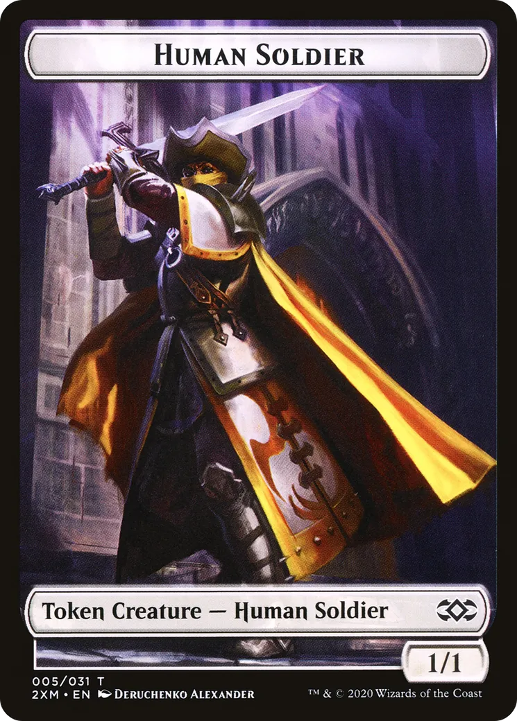 Human Soldier — Double Masters — Magic: The Gathering
