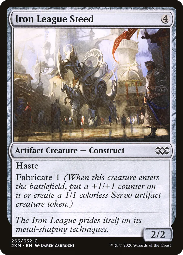 Iron League Steed — Double Masters — Magic: The Gathering
