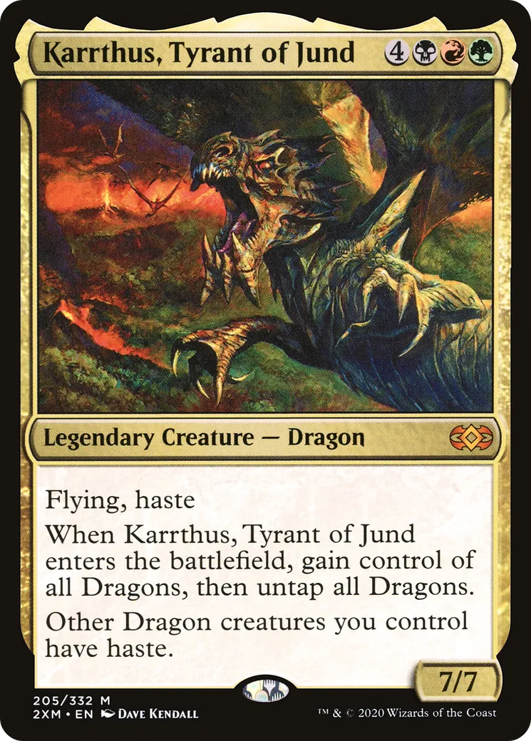 Karrthus, Tyrant of Jund — Double Masters — Magic: The Gathering