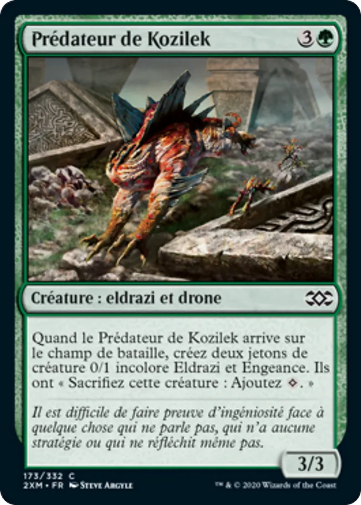Prédateur de Kozilek — Double Masters — Magic: The Gathering