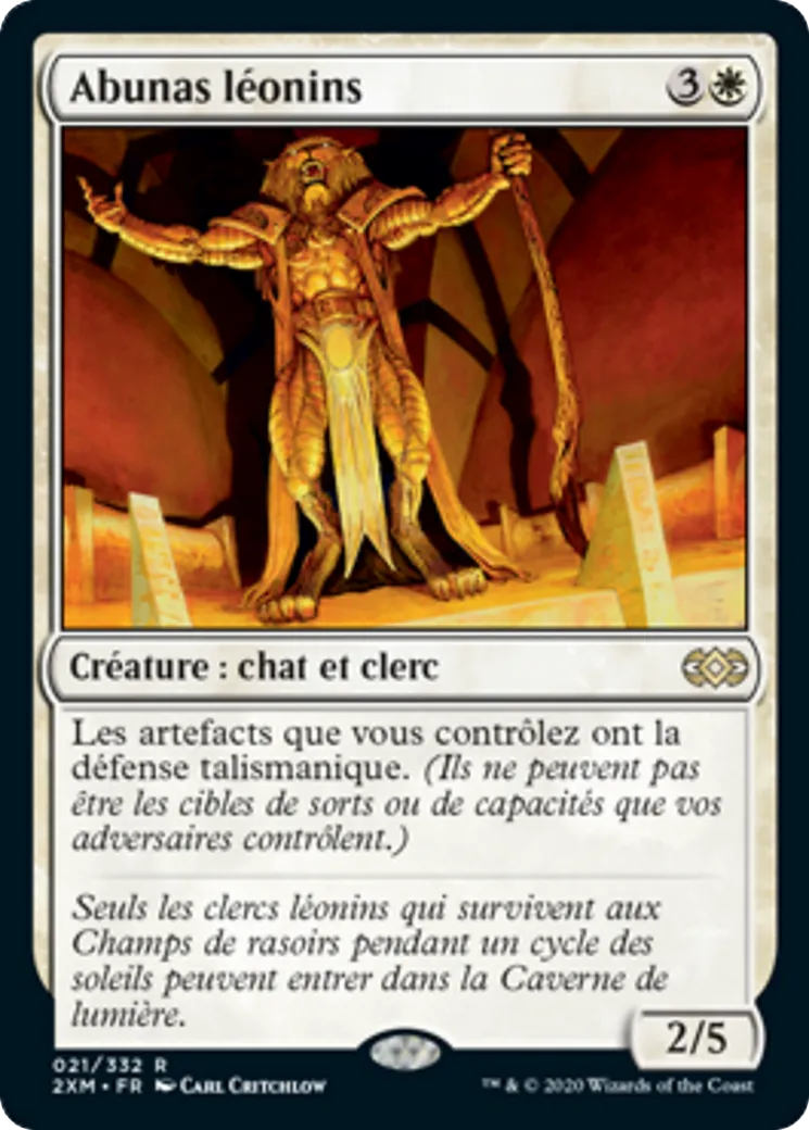 Abunas léonins — Double Masters — Magic: The Gathering
