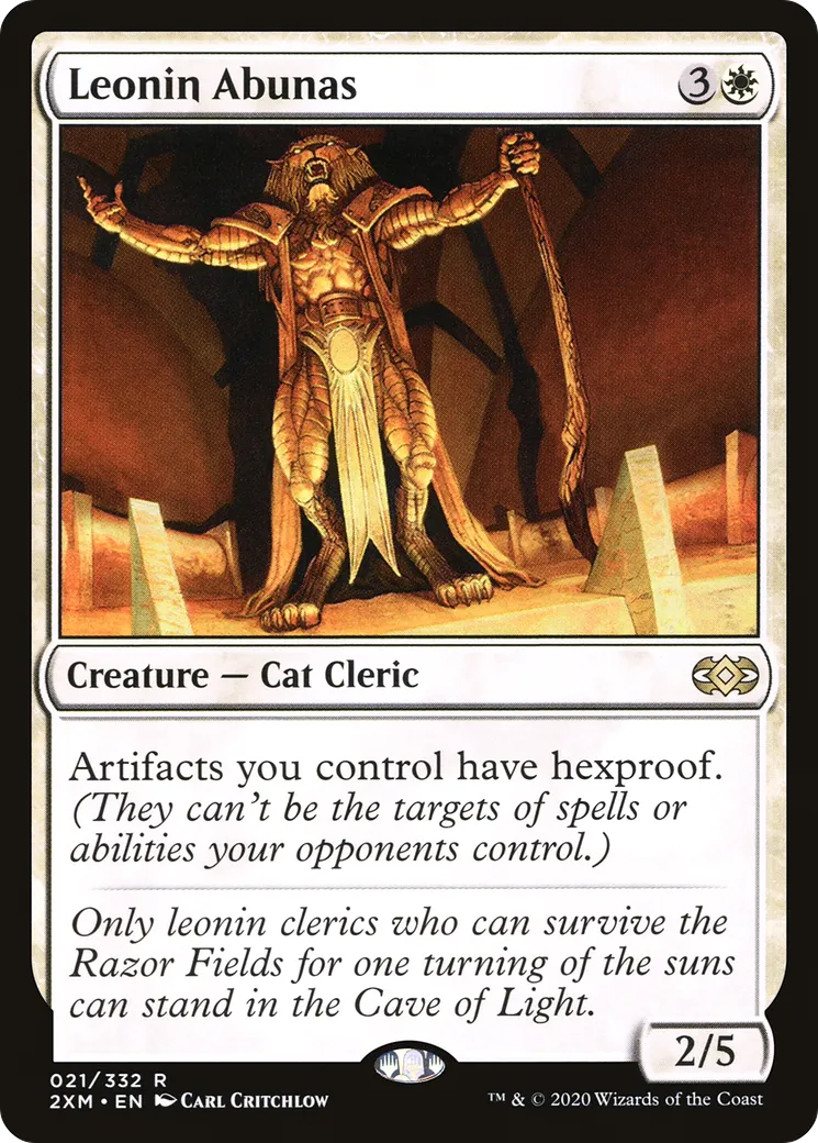 Leonin Abunas — Double Masters — Magic: The Gathering