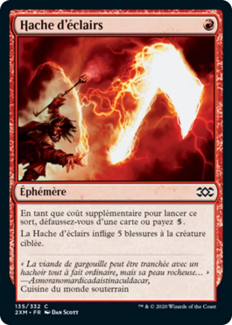 Hache d'éclairs — Double Masters — Magic: The Gathering