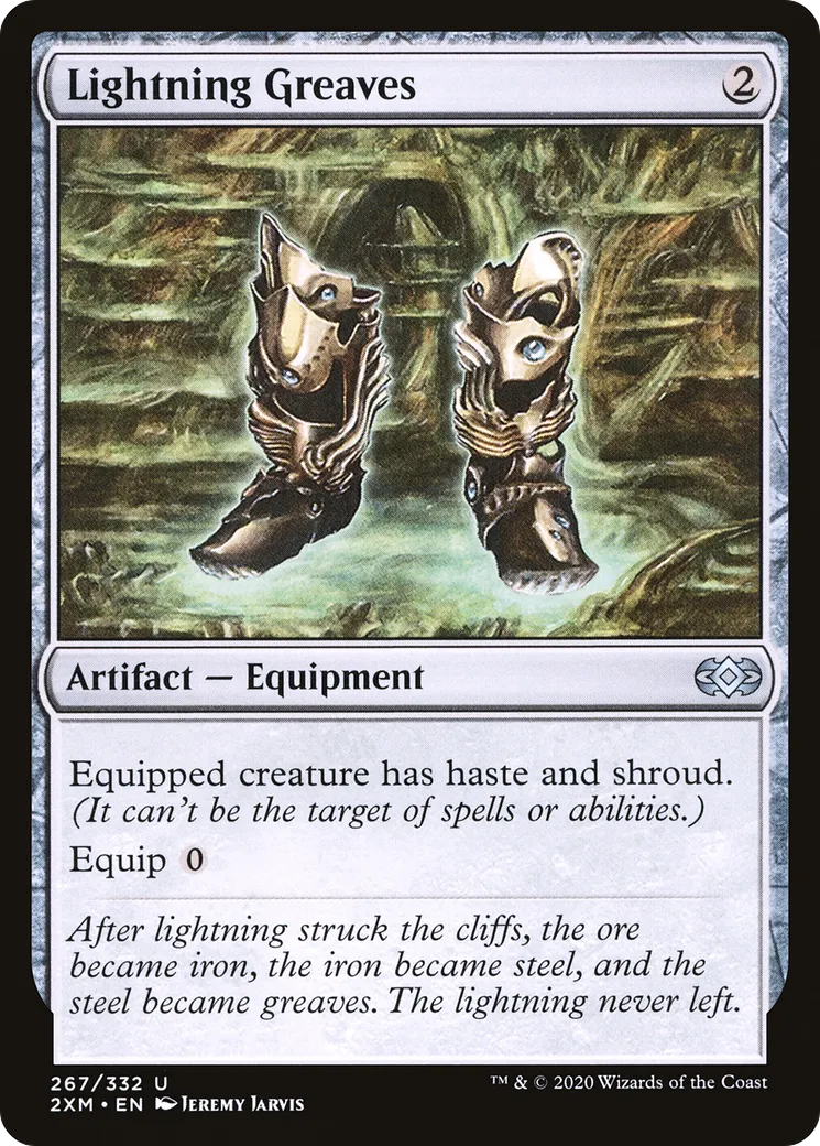 Lightning Greaves — Double Masters — Magic: The Gathering