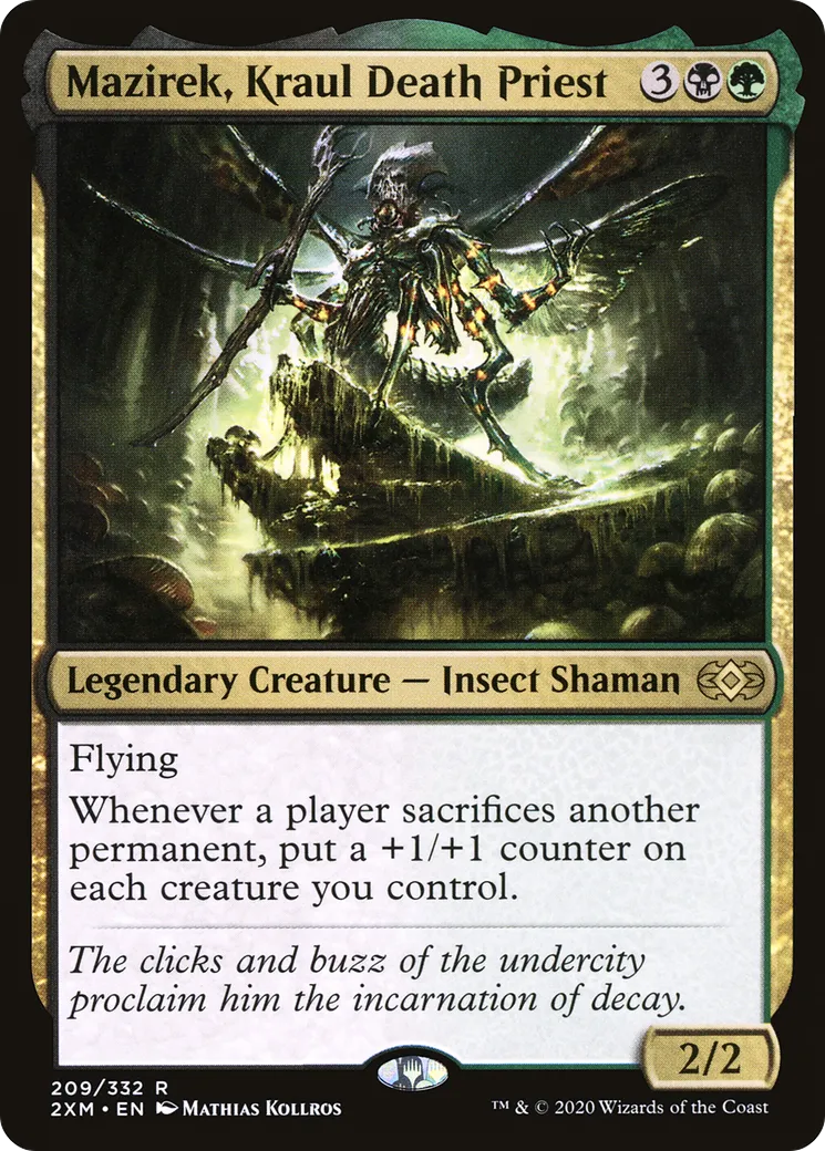 Mazirek, Kraul Death Priest — Double Masters — Magic: The Gathering