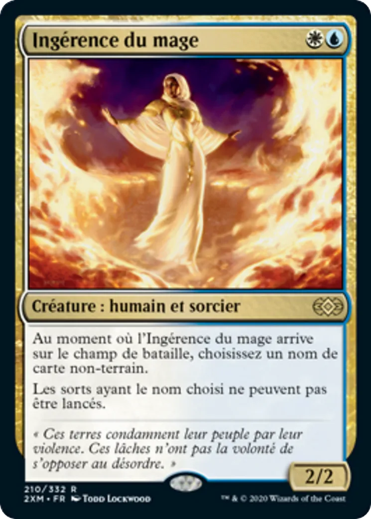Ingérence du mage — Double Masters — Magic: The Gathering