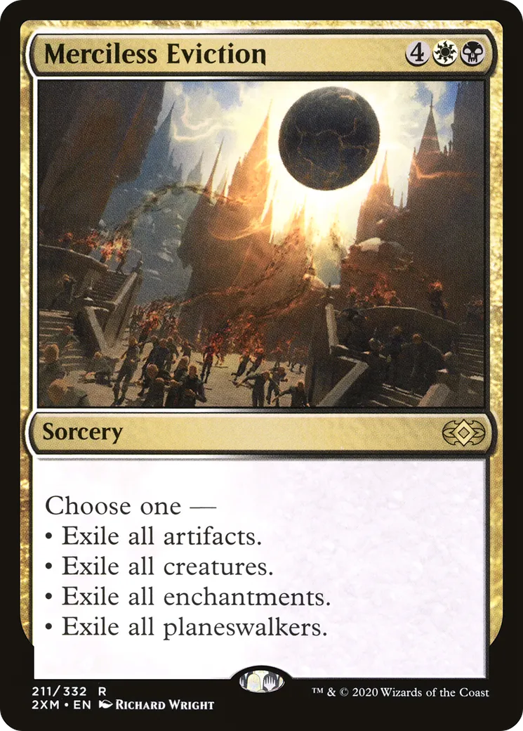 Merciless Eviction — Double Masters — Magic: The Gathering