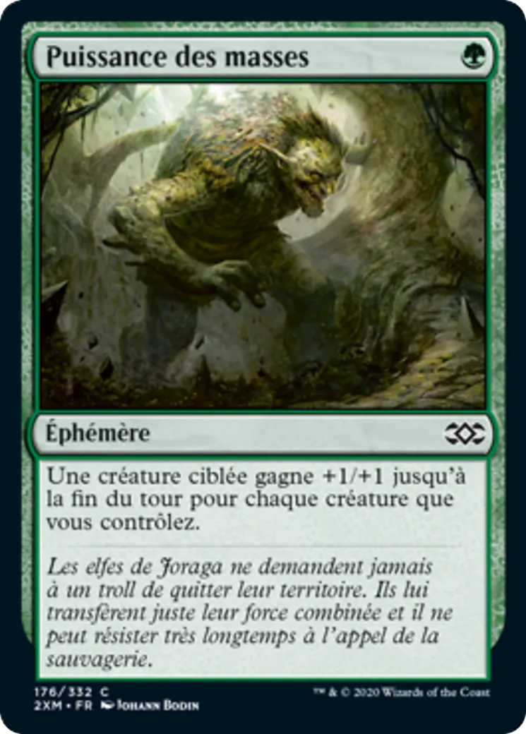 Puissance des masses — Double Masters — Magic: The Gathering