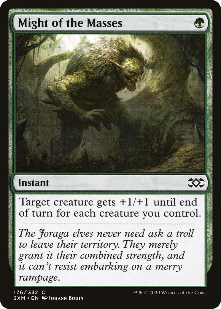 Puissance des masses — Double Masters — Magic: The Gathering