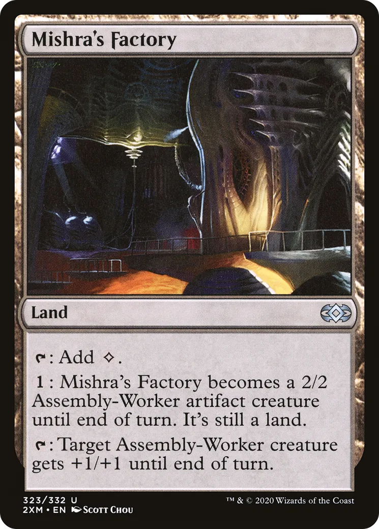 Mishra's Factory from Double Masters - Magic: The Gathering