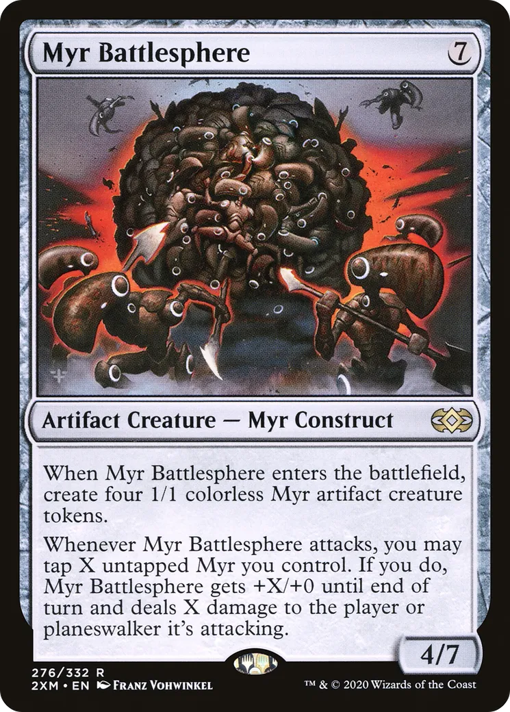 Sphère de bataille myr — Double Masters — Magic: The Gathering