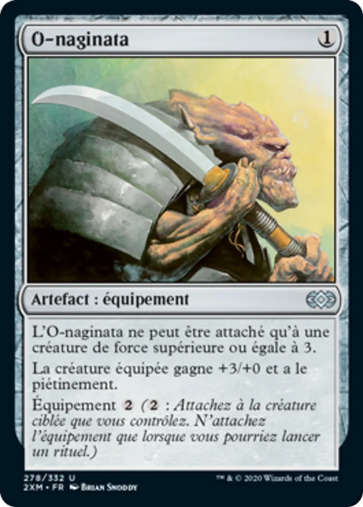 O-naginata from Double Masters - Magic: The Gathering