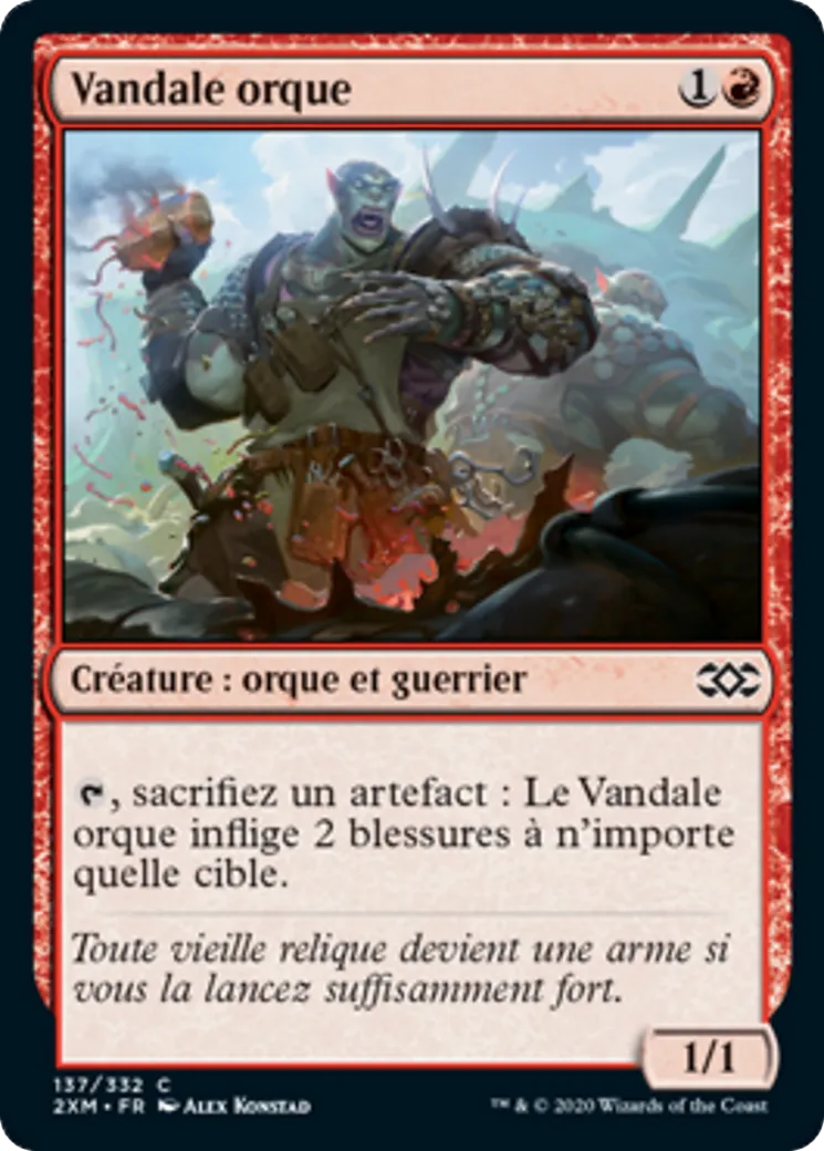 Vandale orque — Double Masters — Magic: The Gathering