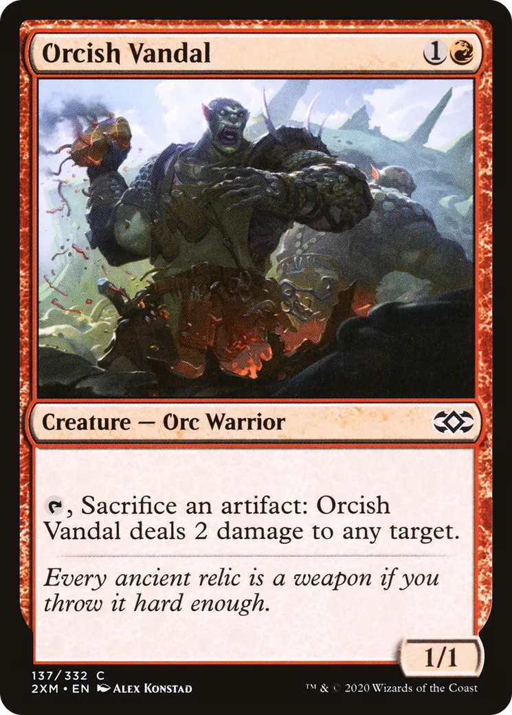 Vandale orque — Double Masters — Magic: The Gathering