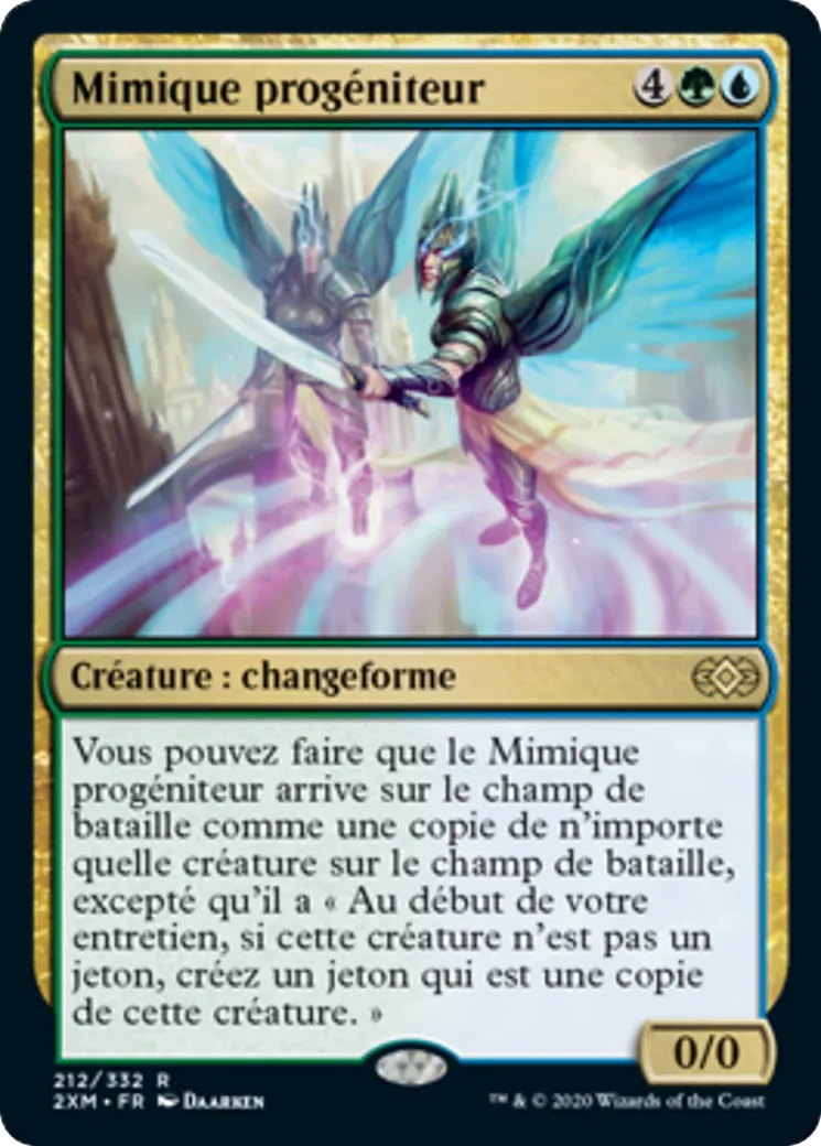 Mimique progéniteur — Double Masters — Magic: The Gathering