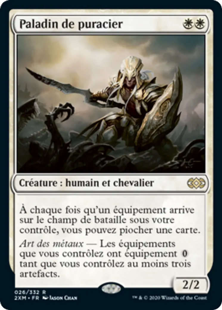 Paladin de puracier — Double Masters — Magic: The Gathering