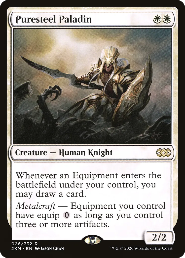 Puresteel Paladin — Double Masters — Magic: The Gathering