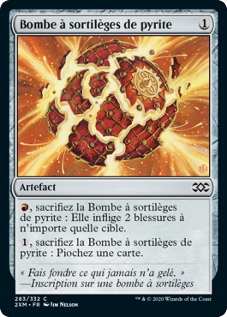Bombe à sortilèges de pyrite — Double Masters — Magic: The Gathering