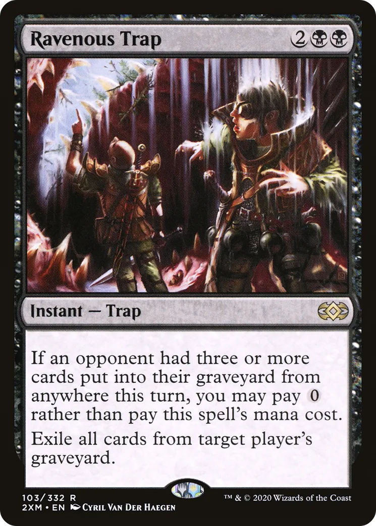 Ravenous Trap — Double Masters — Magic: The Gathering