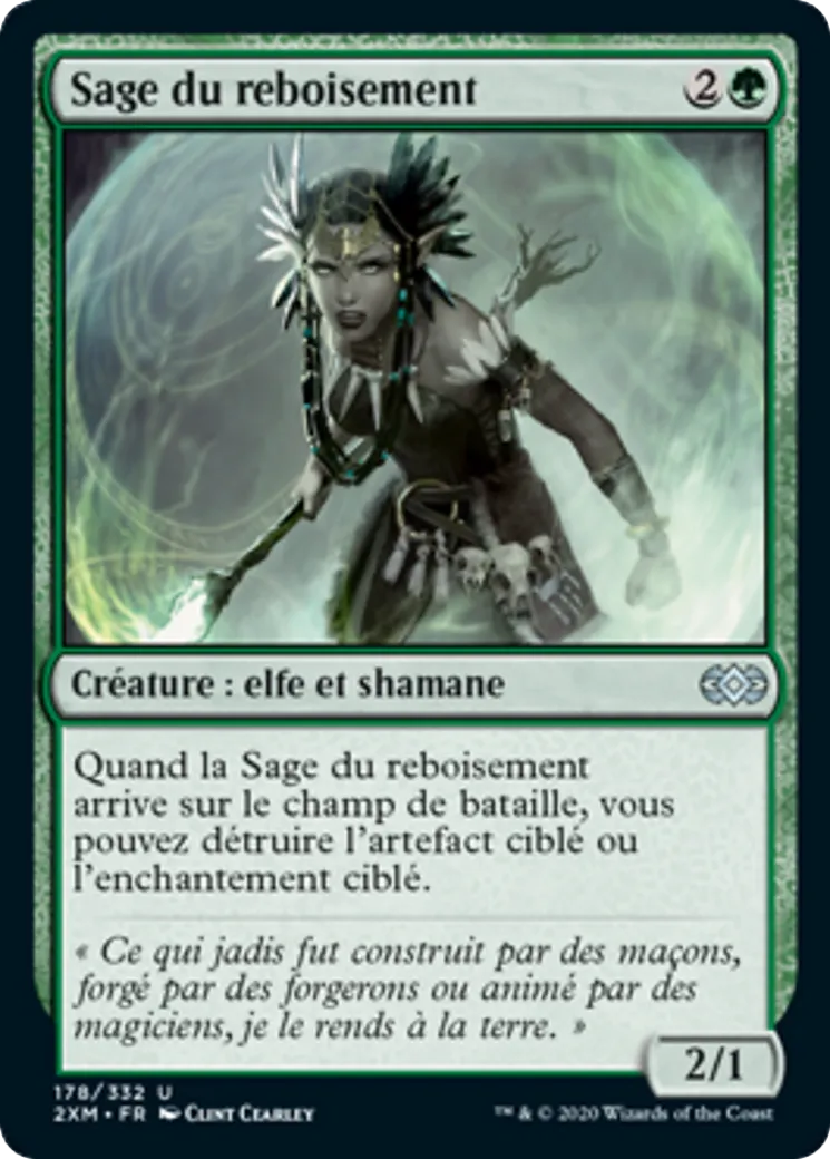 Sage du reboisement — Double Masters — Magic: The Gathering