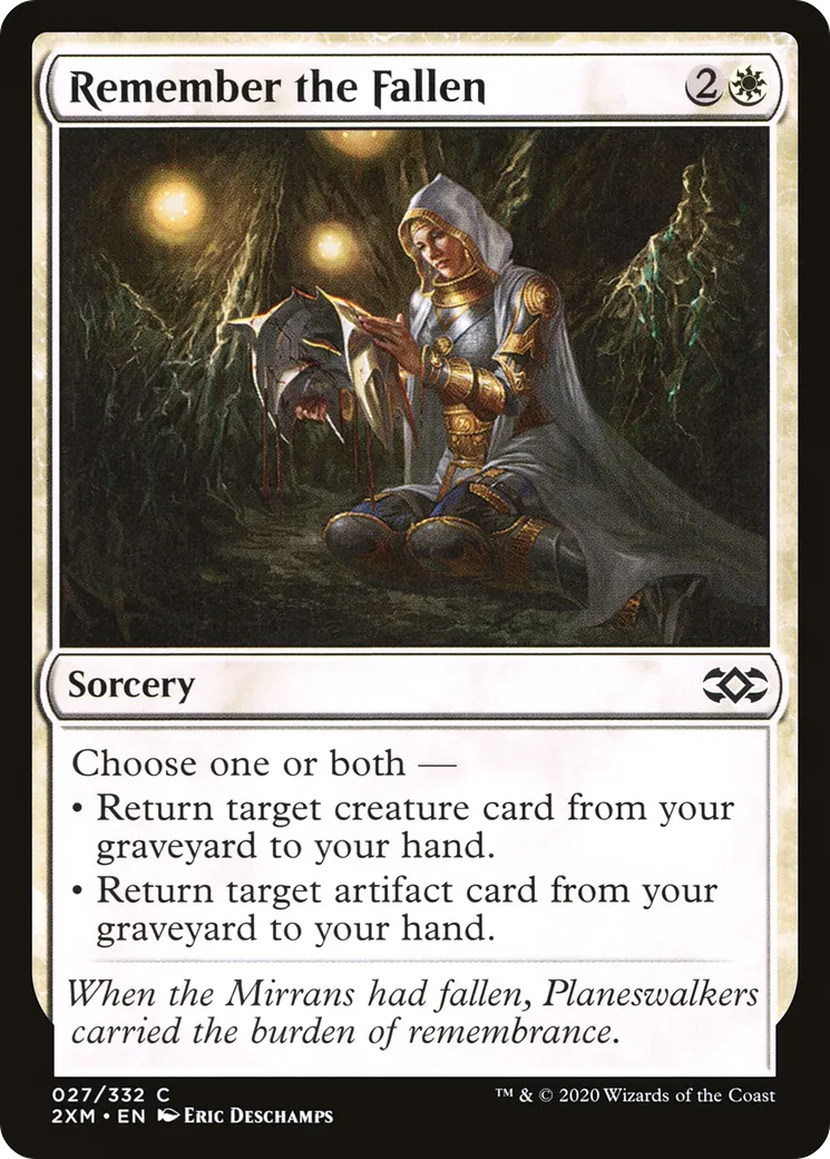 Remember the Fallen from Double Masters - Magic: The Gathering