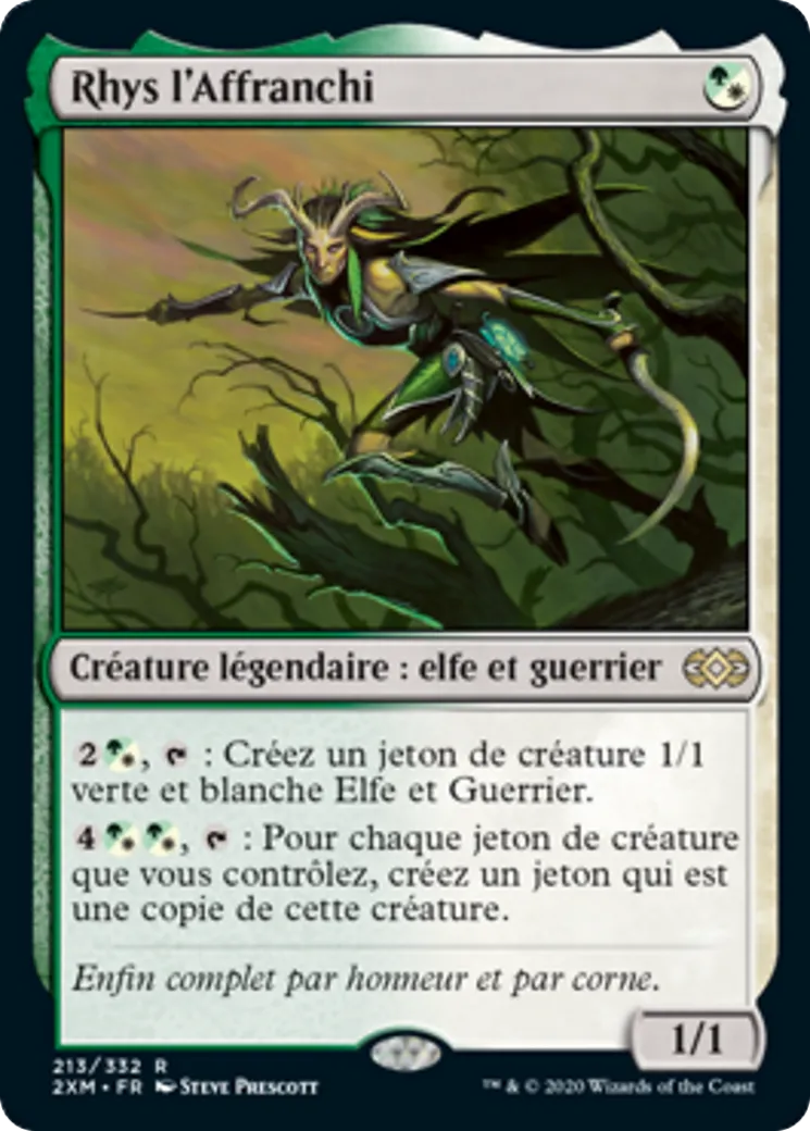 Rhys l'Affranchi — Double Masters — Magic: The Gathering