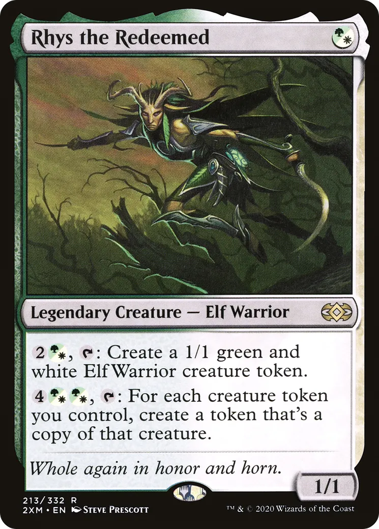Rhys the Redeemed — Double Masters — Magic: The Gathering