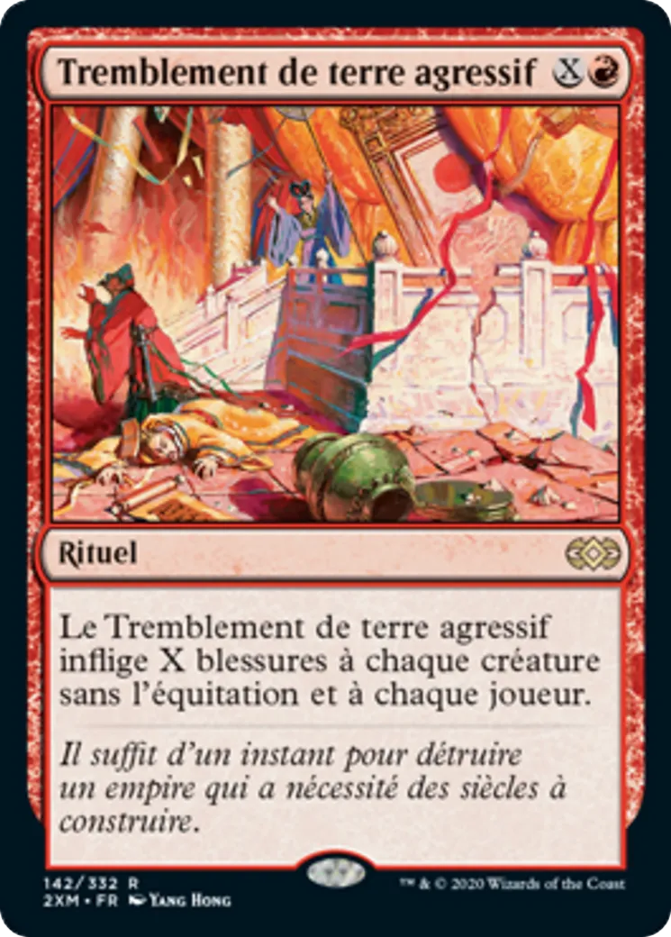 Tremblement de terre agressif — Double Masters — Magic: The Gathering